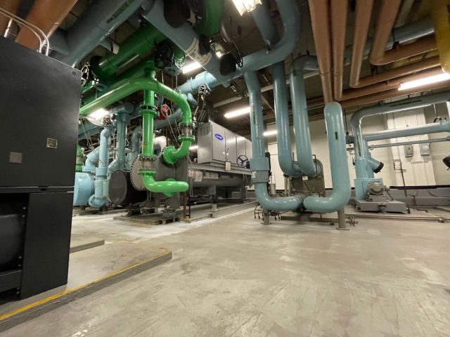 Seacliff technician working on industrial equipment